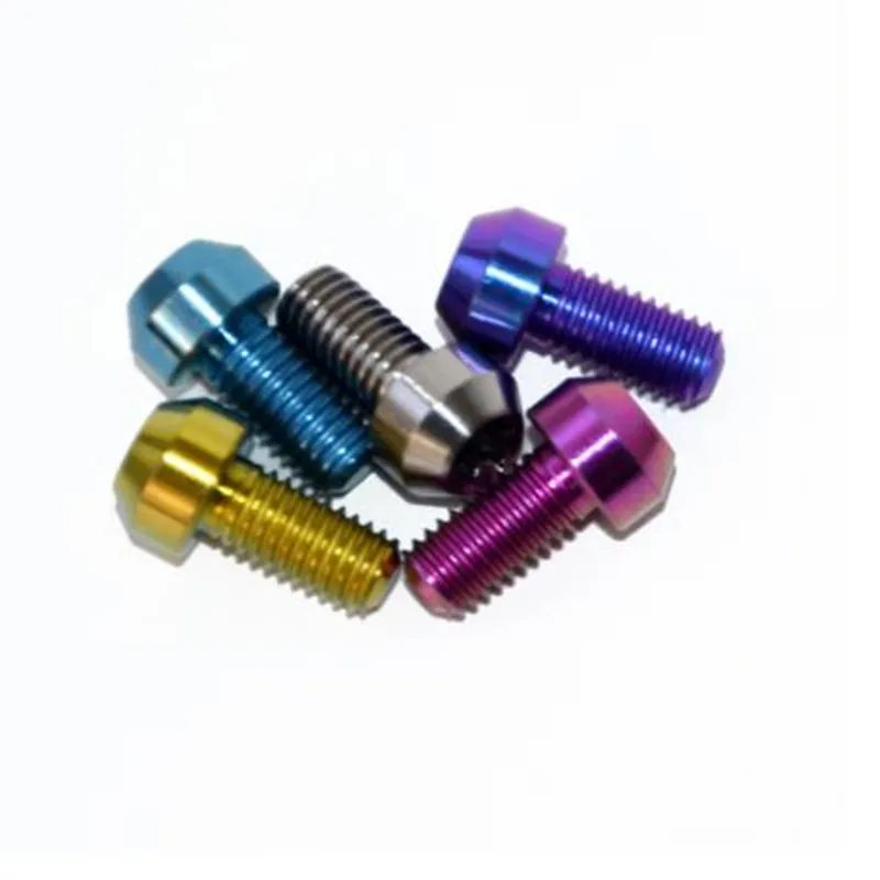 1pc Titanium Bolt  M5 M6 M8 Inner Torx cap Head colourful Ti Bolts Screw for Bicycle Motor Modify Dropshipping