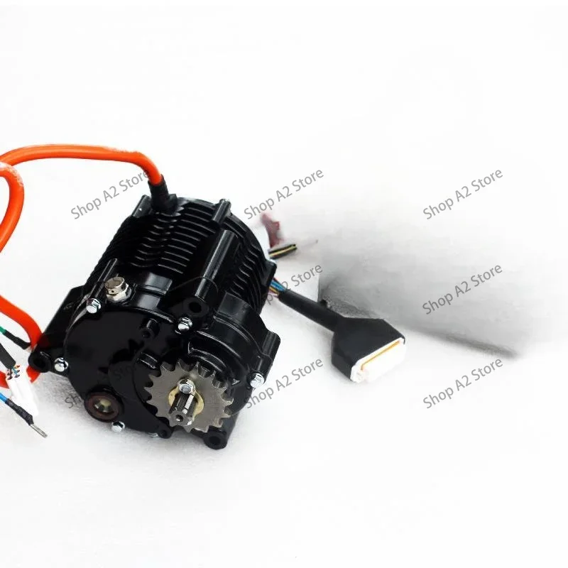 High‑Power Mid‑Mounted Gear Motor, 1500W 2000W Modified Drive Motor for Electric Motorcycle & Off‑Road Vehicle