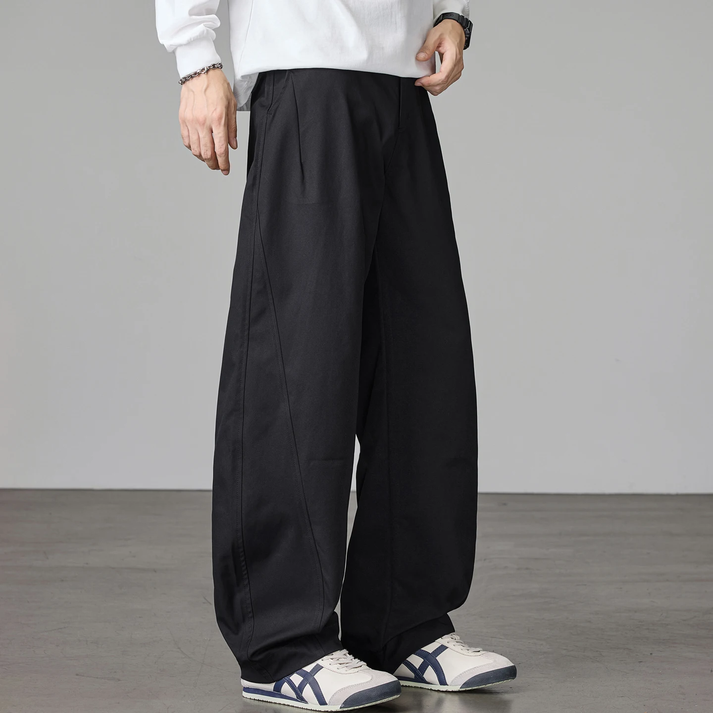 

Мужская уличная одежда, модные спортивные повседневные широкие брюки с 3D свободными подтяжками, брюки-шаровары Cityboy, брюки-карго для бега