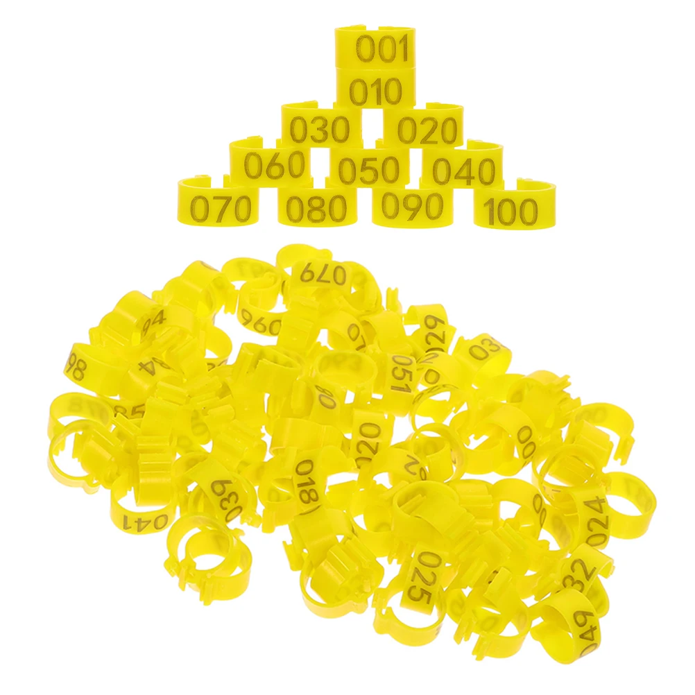 

Homing Pigeon Identification Rings Marking for Poultry Identify Bands Numbered Bird Leg Foot