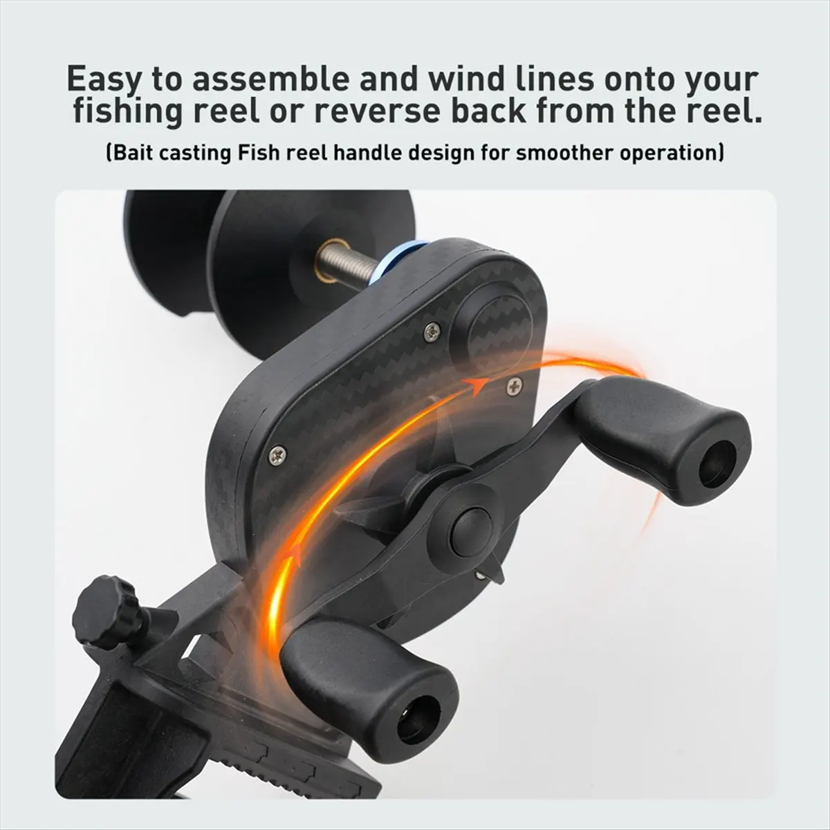 New arrival  Fishing Line Winders Spooler with Unwinding Function Fishing Reel Line Winder Machine Fishing Tool Accessories