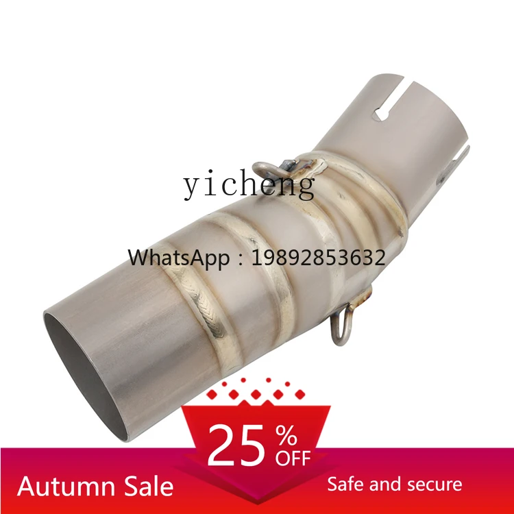 

is suitable for motorcycle titanium alloy front and middle modified exhaust pipe