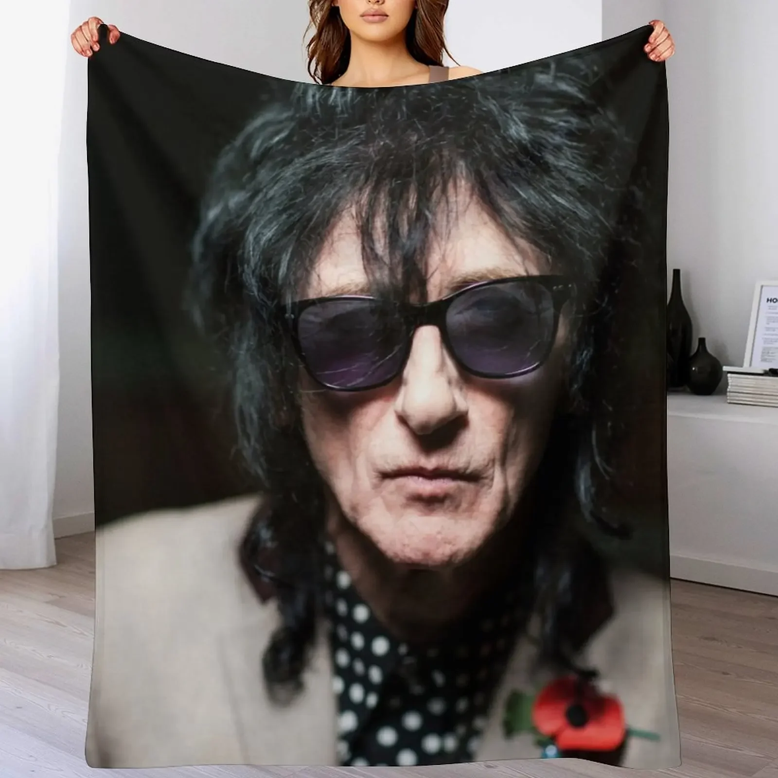 

John Cooper Clarke Throw Blanket valentine gift ideas Weighted Travel Blankets