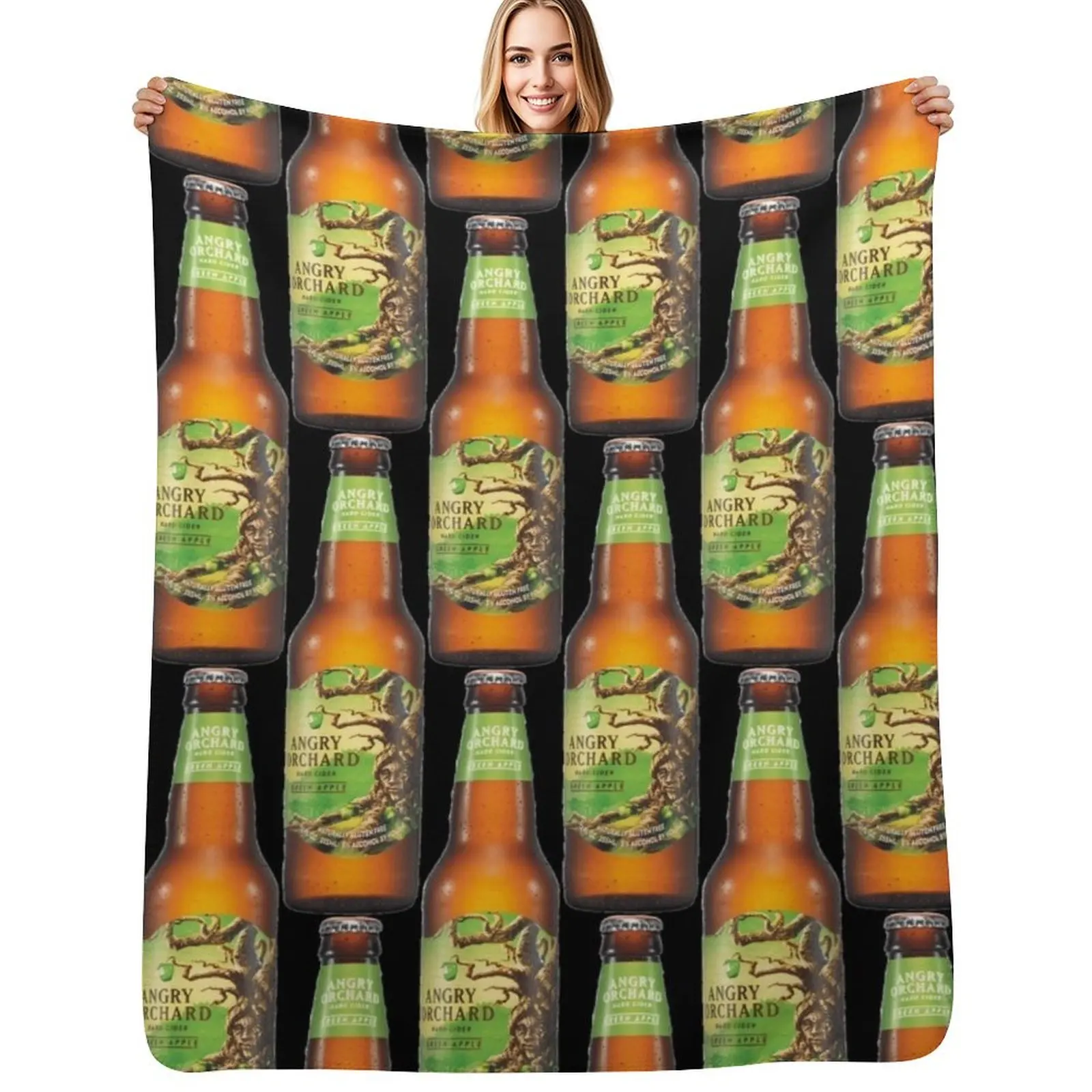 Angry Orchard - Cobertor macio e quente para presente para os avós