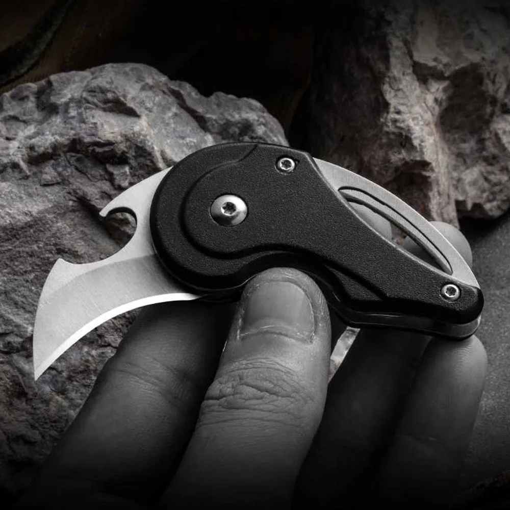 Mini cs go Karambit Knife Self Defense Fixed Blade Folding Knife Training Pocket Survival Tactical Knives Camping EDC Tools