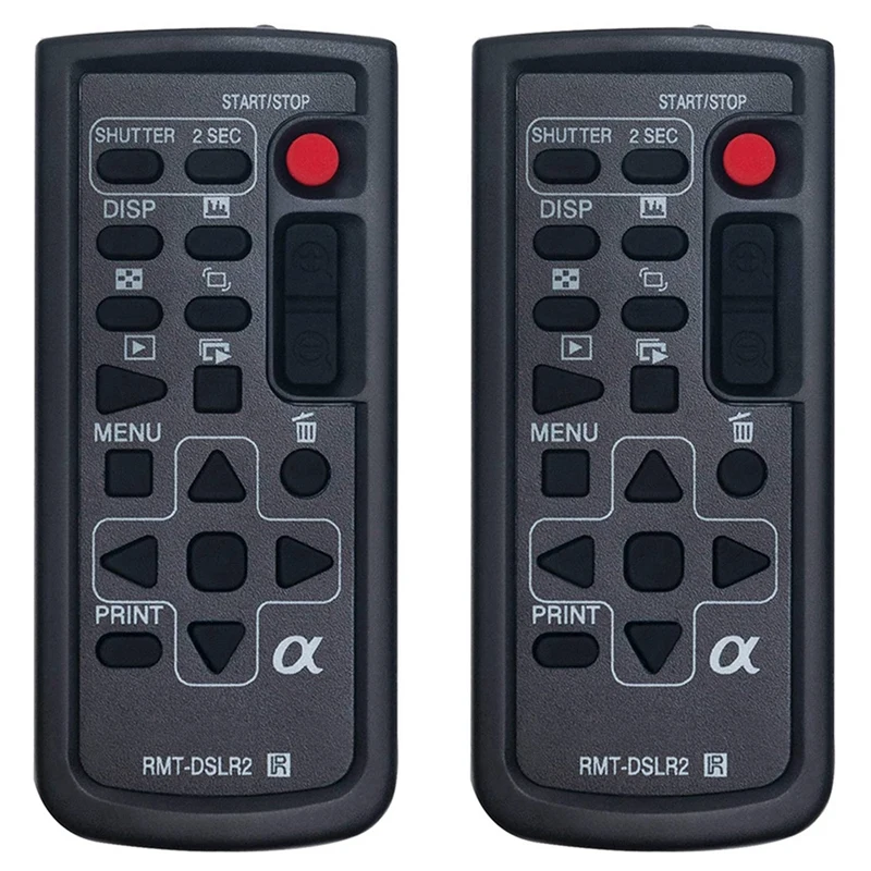 2X Remote Control Replacement RMT-DSLR2 For Sony NEX-6 NEX-7 NEX-5 NEX-5N Digital Camera Controller
