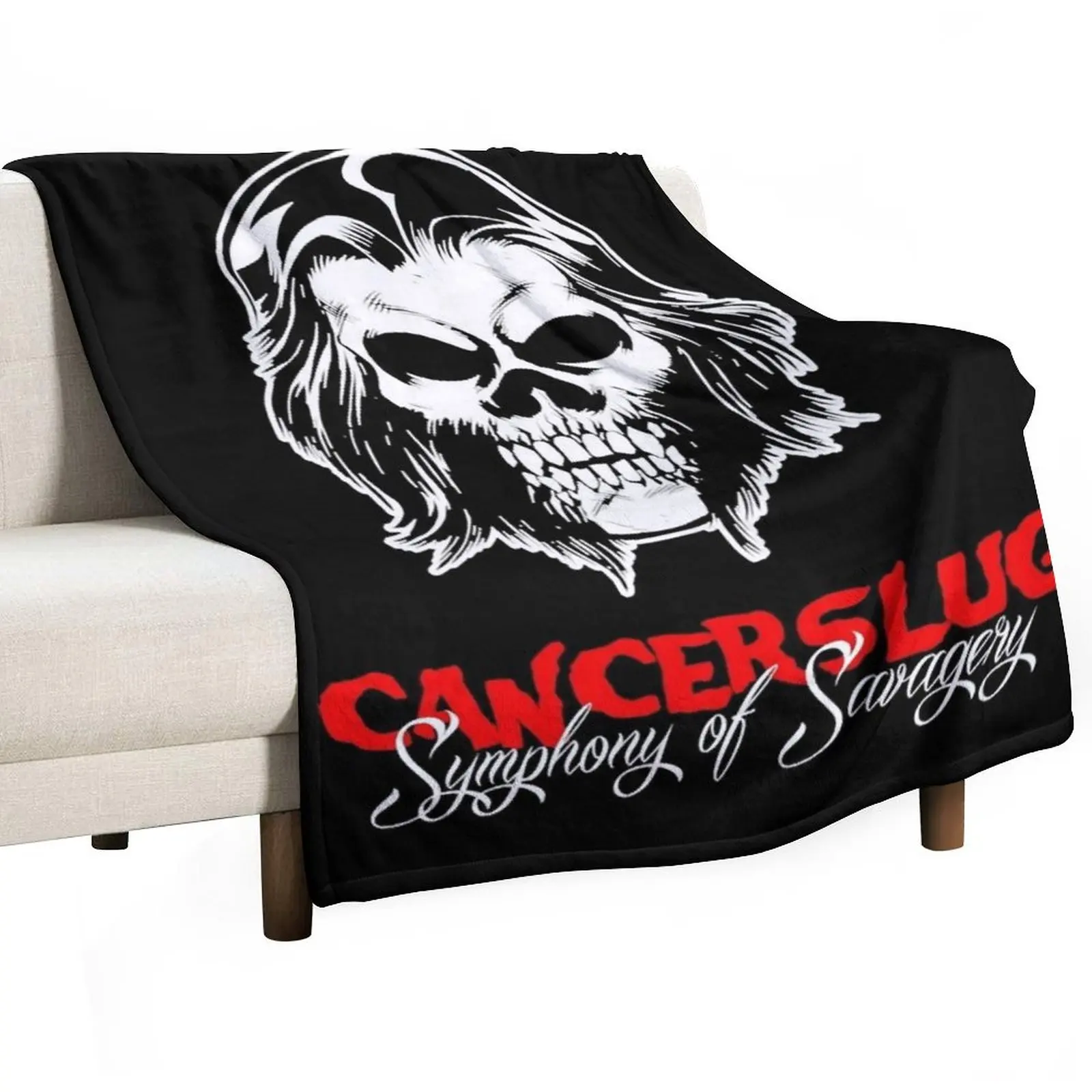 

Underground PunkMetal America - Cancerslug Essential . Throw Blanket Soft Beds warm for winter Thins Decorative Sofa Blankets