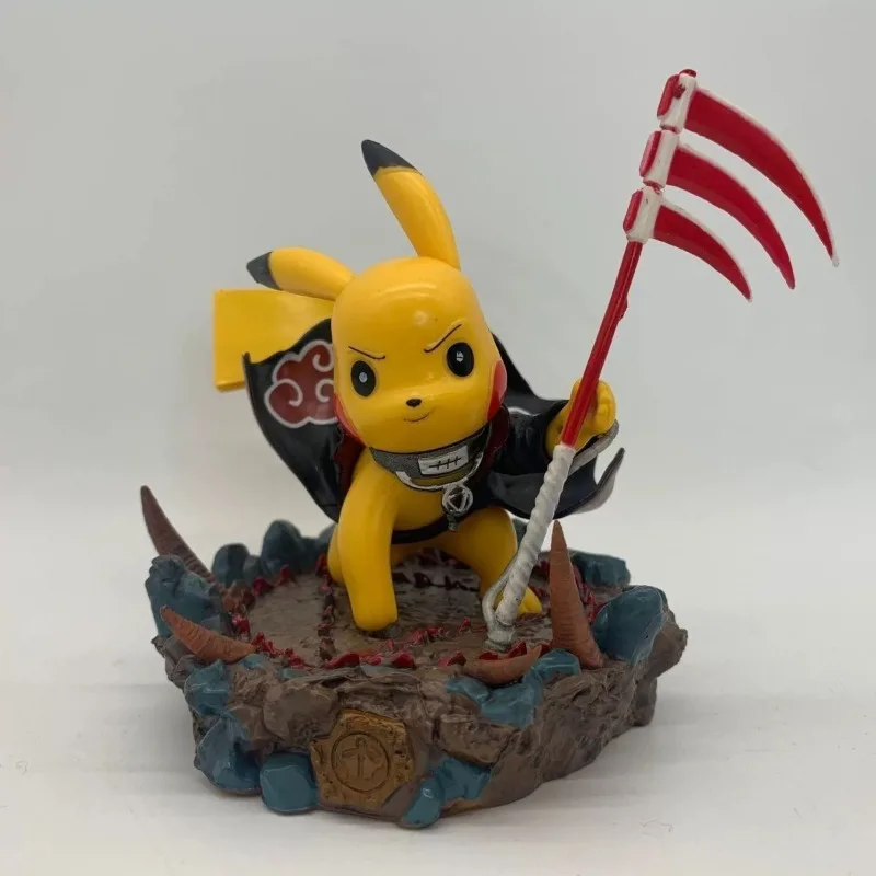

2026 New Hidan Cosplay Pikachu Pokemon Action Figure Model Statue Ornament Collectible Gift for Anime Fans Adults Kids