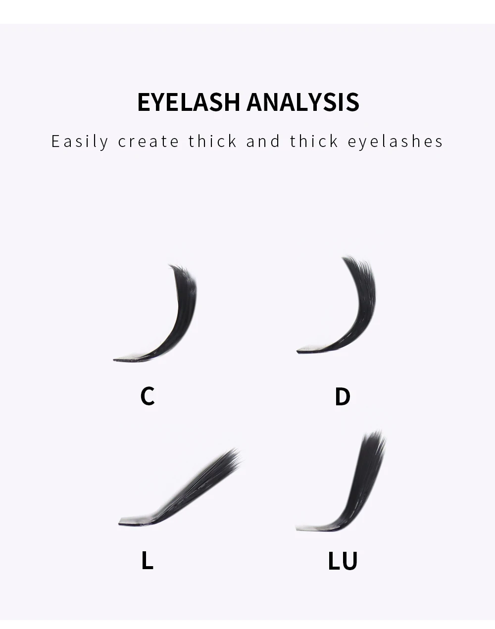 Glamlash 8d-w geformte Wimpern verlängerung c/d/l/lu/m vorgefertigte Volumen ventilatoren Klee w Stil Wimpern falscher Nerz weich leicht fanierend natürlich – Detail 7