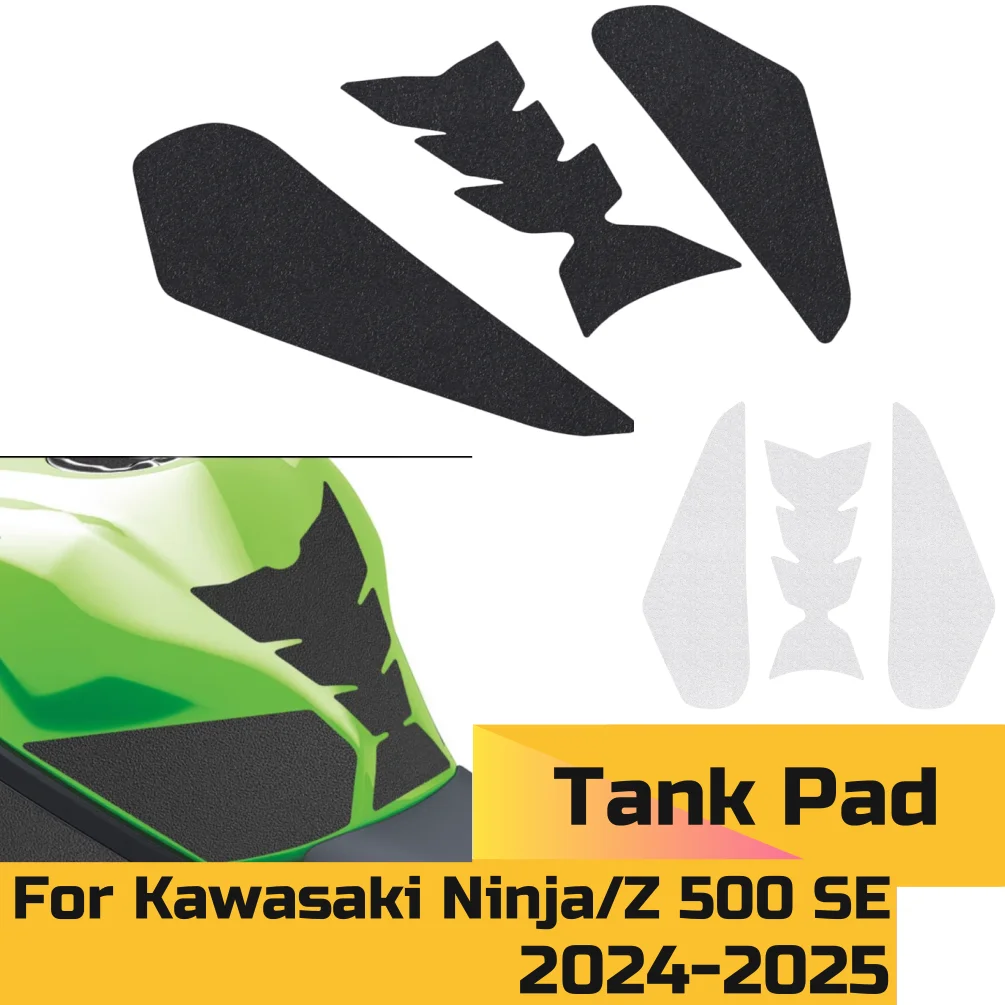 

For Ninja 500 Side Fuel Tank Stickers Waterproof Pad PVC Sticker For Kawasaki Ninja500 Z500 SE 2024 2025 Motorcycle Accessories