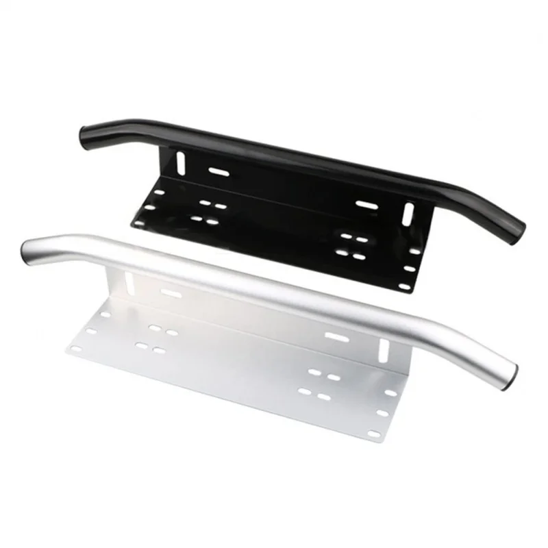 For Universal Car License Plate Anti-Collision Bracket Off-Road Front Bumper Modified External LED Work Light L Factory Direct S