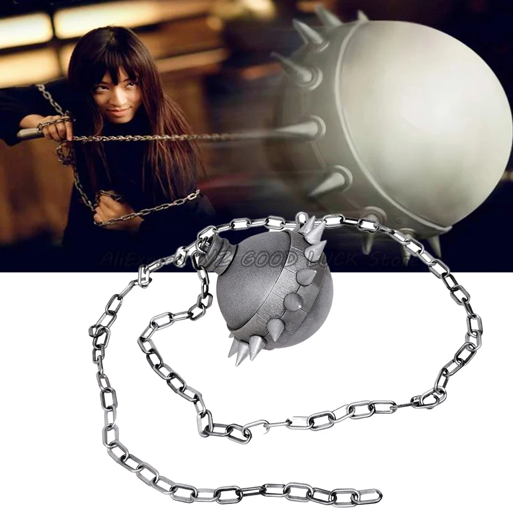 Movie Gogo Yubari Cosplay Meteor Hammer Bill Props Weapon Custom Accessory for Halloween Christmas Party Comic Show Accessories