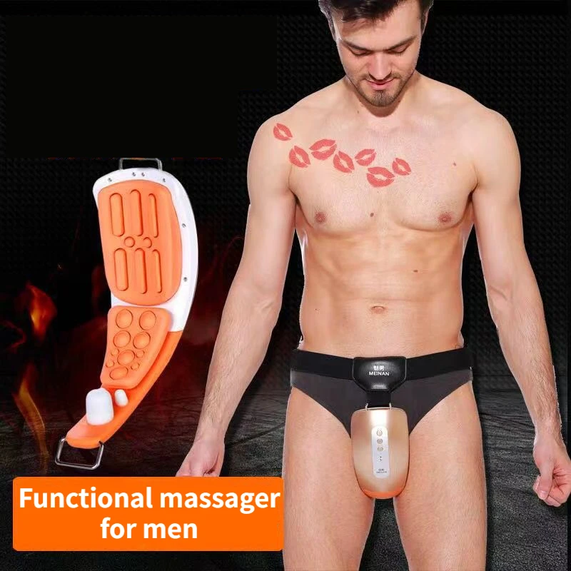 Electric Man Penis Enhance Sexy Underwear Prostate Massage Scrotum Pouch Sex Ability Health Care Magnetic Prolong Time Boxers