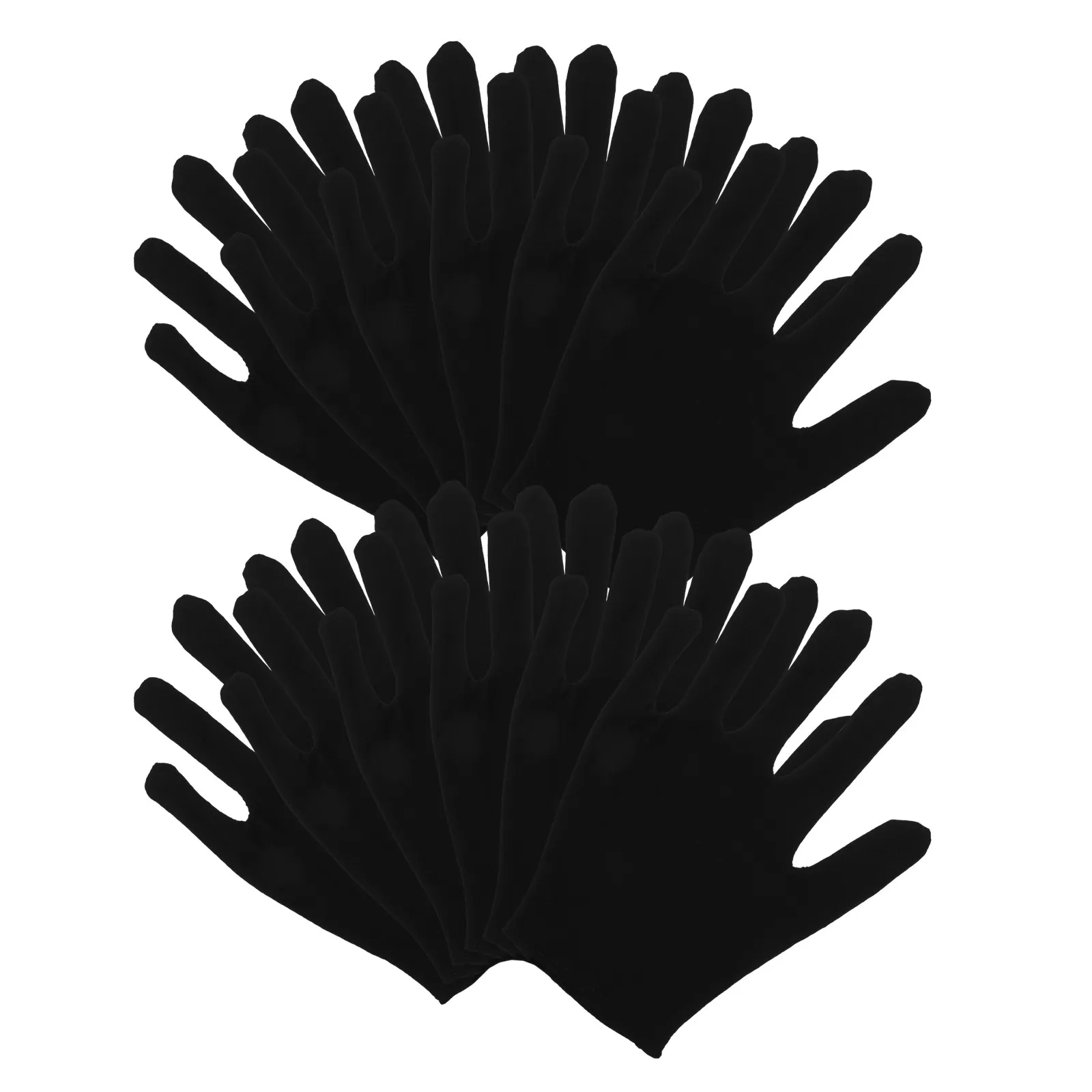 

12Pairs Protective Cotton Work Gloves Lightweight Moisturizing Gloves for Industrial Gardening Cleaning Jewelry Inspection Anti