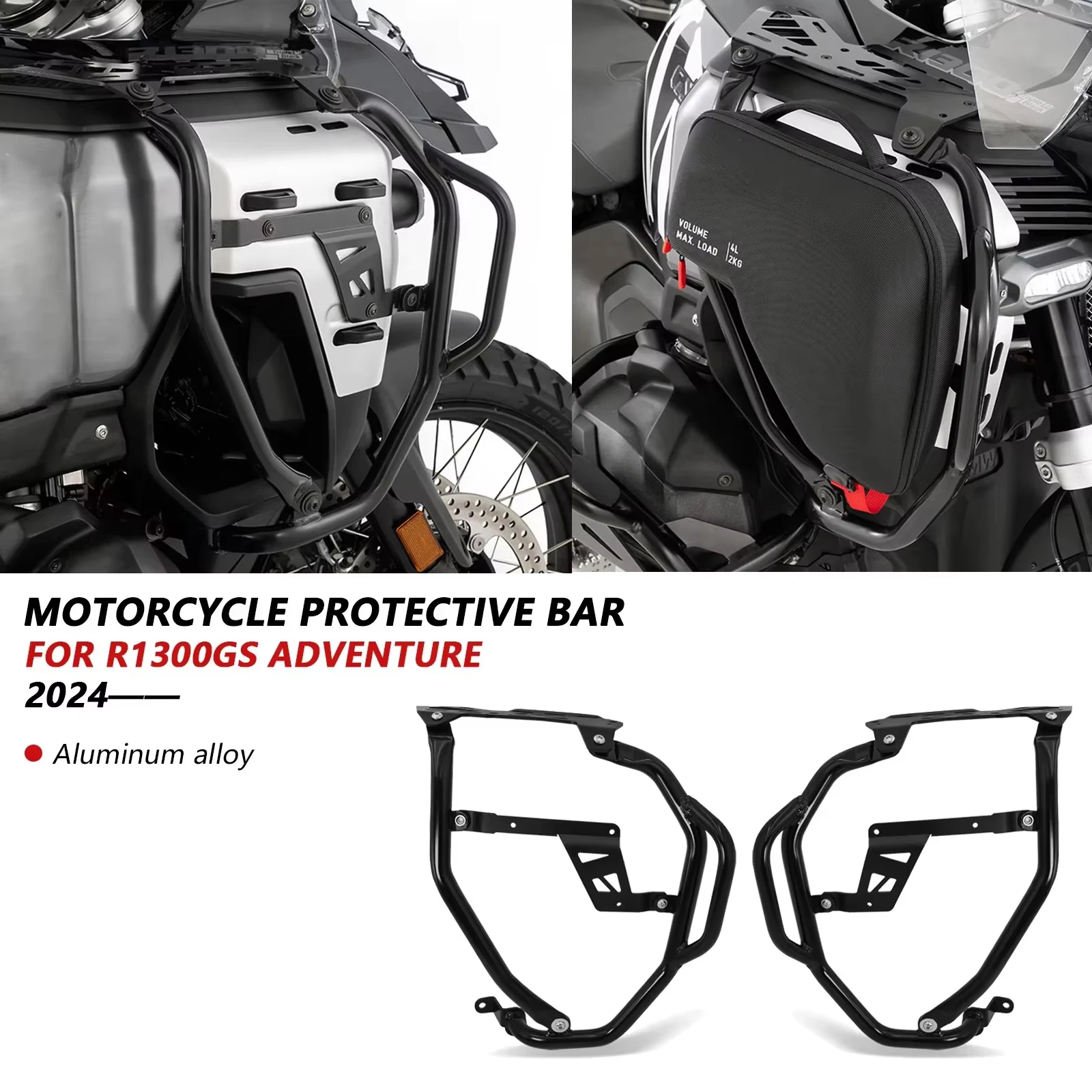 Engine ultimate Tank Guard Bar Bumper Protector Motorcycle Highway Crash Bars For BMW R1300GS ADV R 1300 GS Adventure 2024 2025