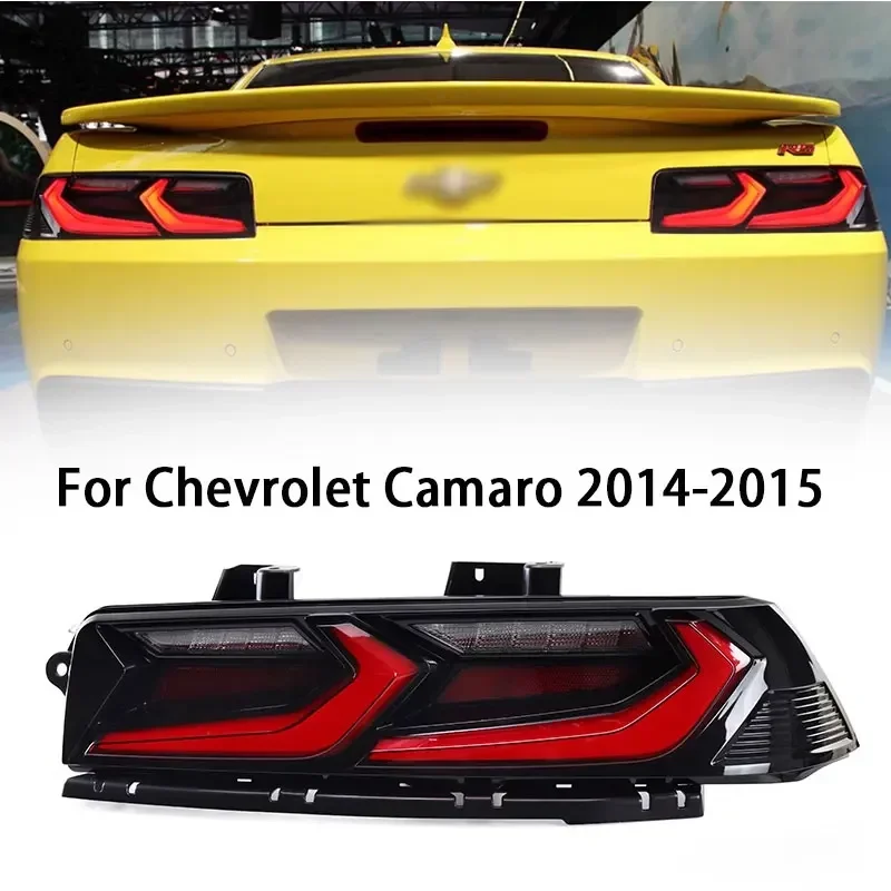 

Автомобильное освещение для Chevrolet Camaro, светодиодный задний фонарь 2014 2015, Camaro, задний противотуманный тормоз, указатель поворота, автомобильные аксессуары