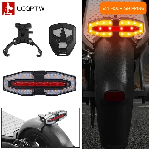 Imagen 1 del producto Luz trasera Universal de señal de giro para Xiaomi M365 Pro Pro2 Mi3 Mi4 para Kugoo M4 S1 S2 luz de freno para patinete eléctrico