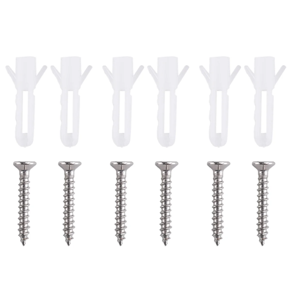 6Pcs Metal Mirror Clips Wide Channel Mirror Hanger Clip Kit Retainer Clips for Mirrors with Screw Mirror Clips