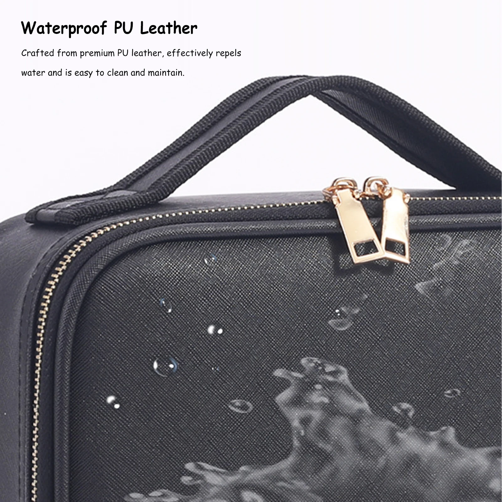 

Нейлоновая дорожная косметичка с регулируемыми разделителями, органайзер для косметики, украшений и цифровых аксессуаров для женщин