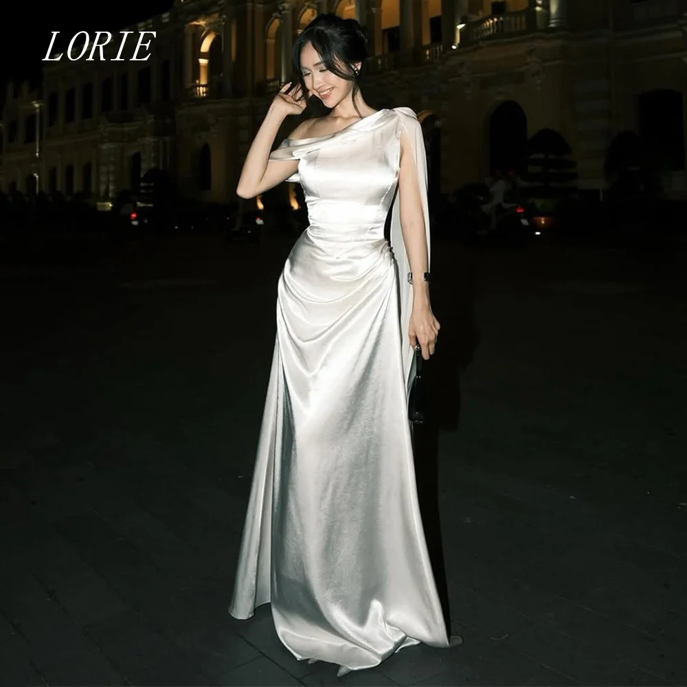 LORIE Luxury A Line Civil Wedding Dress Gala Elegant Bridal Dresses Simple Korea Style Engagement Wedding Gown Customized 2026