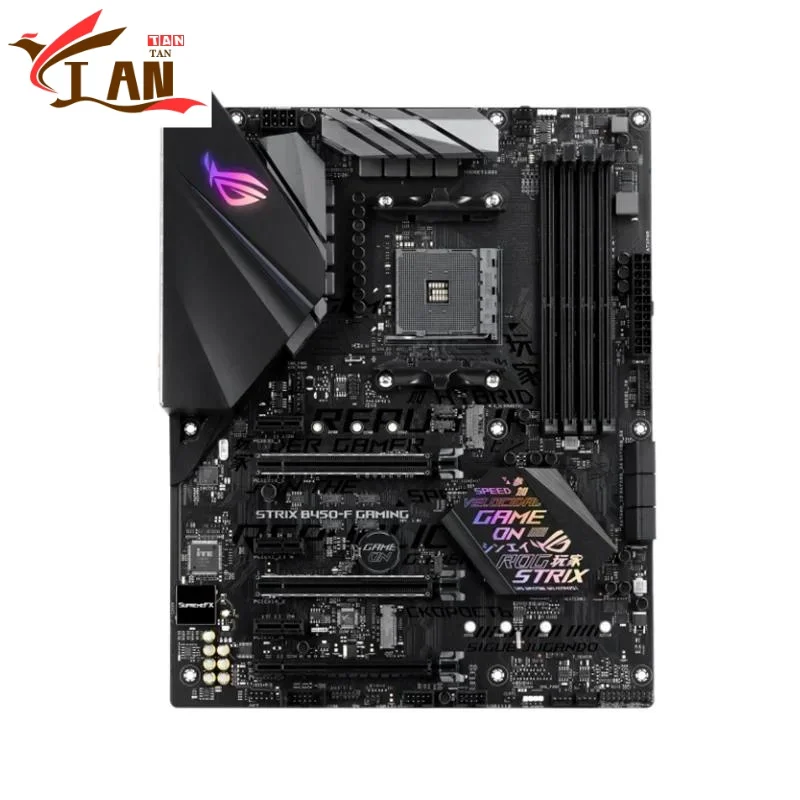 

For ROG STRIX B450-F GAMING Motherboard 128GB PCI-E3.0 M.2 Socket AM4 DDR4 ATX B450 Mainboard 100% Tested Fully Work Tan
