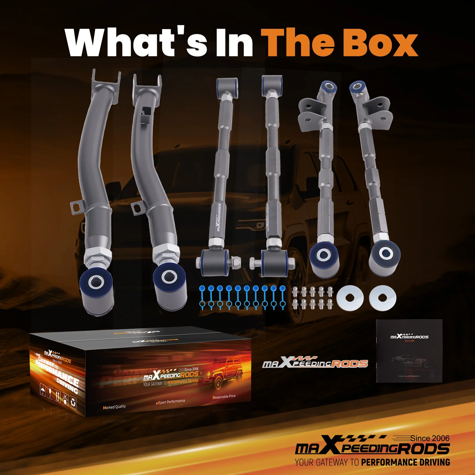 

Control Arms Kit for Subaru Impreza 02-07 WRX/ STi GDA/ GDBC/ GGA (GD/ GG) Brand New Set