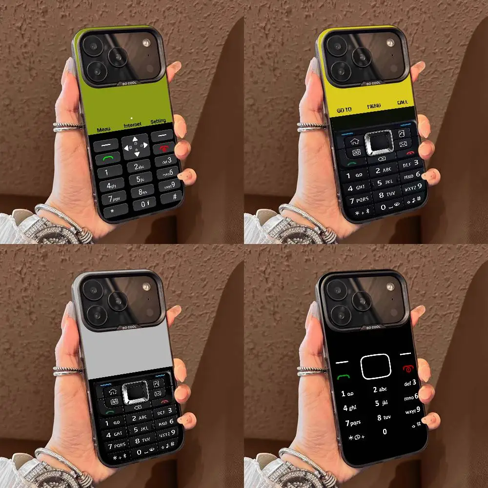 

For Old classic mobile phone Picture Photo Image Phone Case iPhone 15,17,11,14,13,16,12,E,Max,Plus,Air,Pro,Mini Black Cover