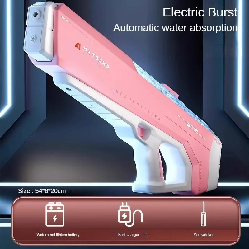 Automatisch Wasser Hochdruck Elektrische Wasserpistole Spielzeug für Kinder Sommer Outdoor Pool Kampf Spiele Kinder Wasser Spielzeug Geschenk