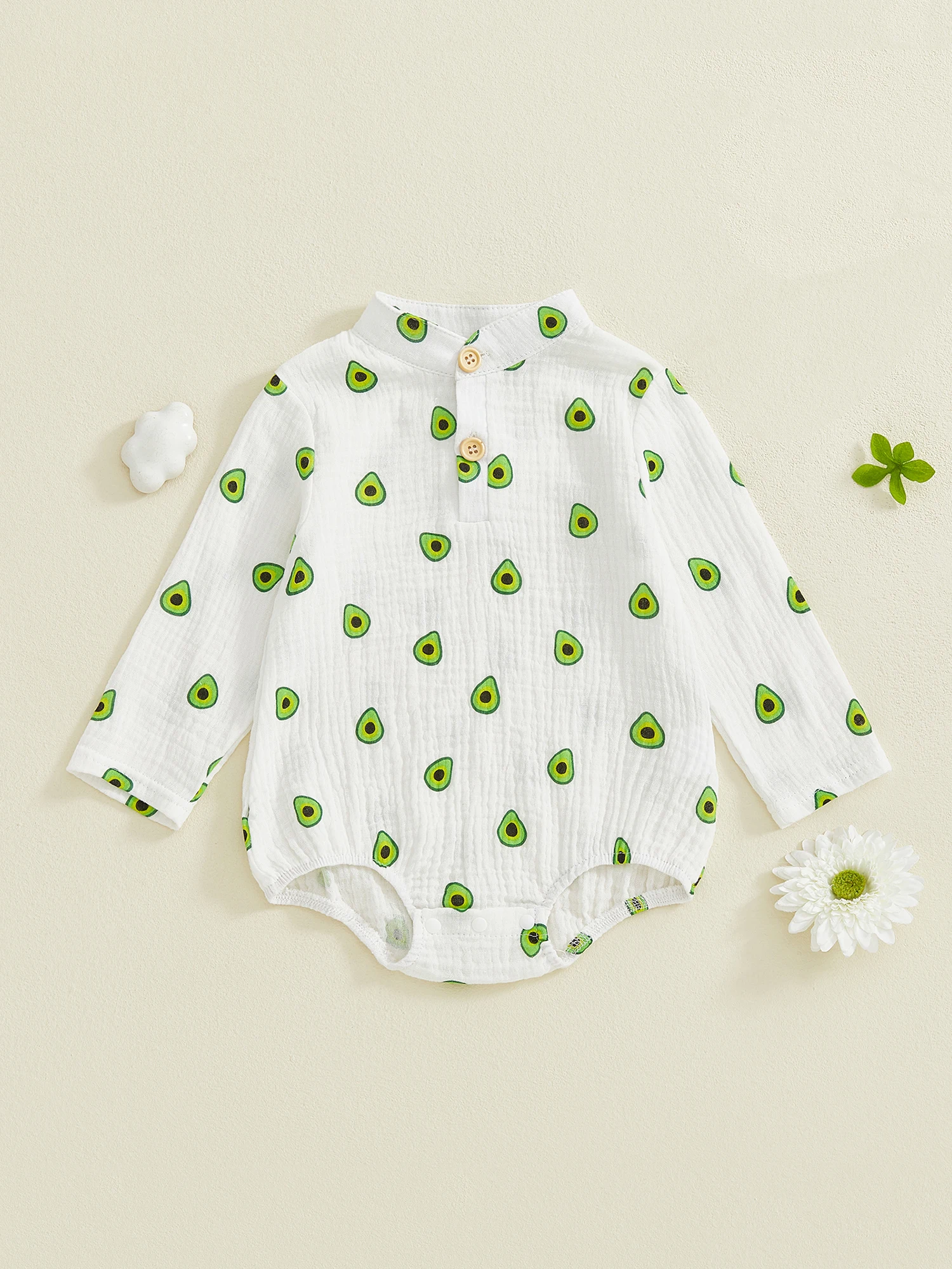 

Adorable Baby Girl Set Short Sleeve Pineapple Strawberry Print Bodysuit with Matching Headband Summer Outfit for Infants