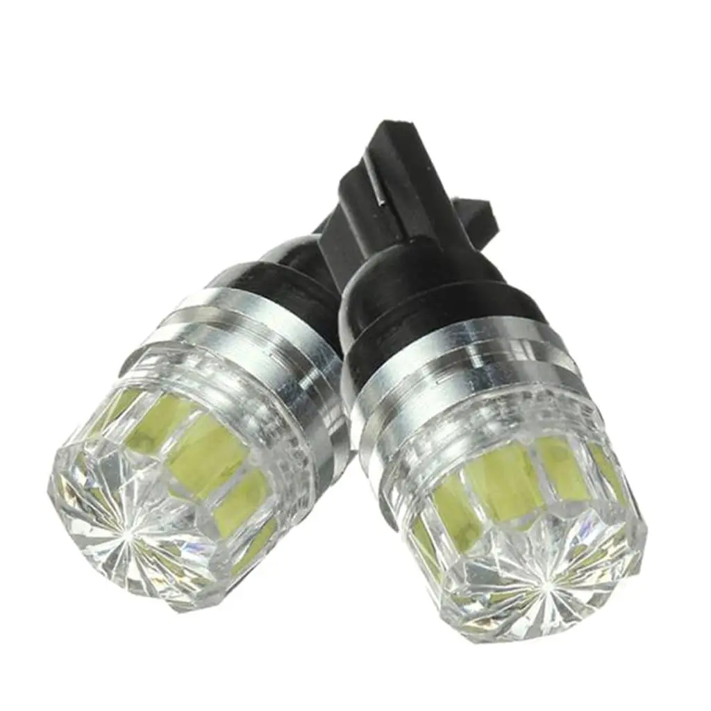 2pcs White T10 5050 5 SMD LED Car Vehicle Side Tail Lights Bulbs Lamp