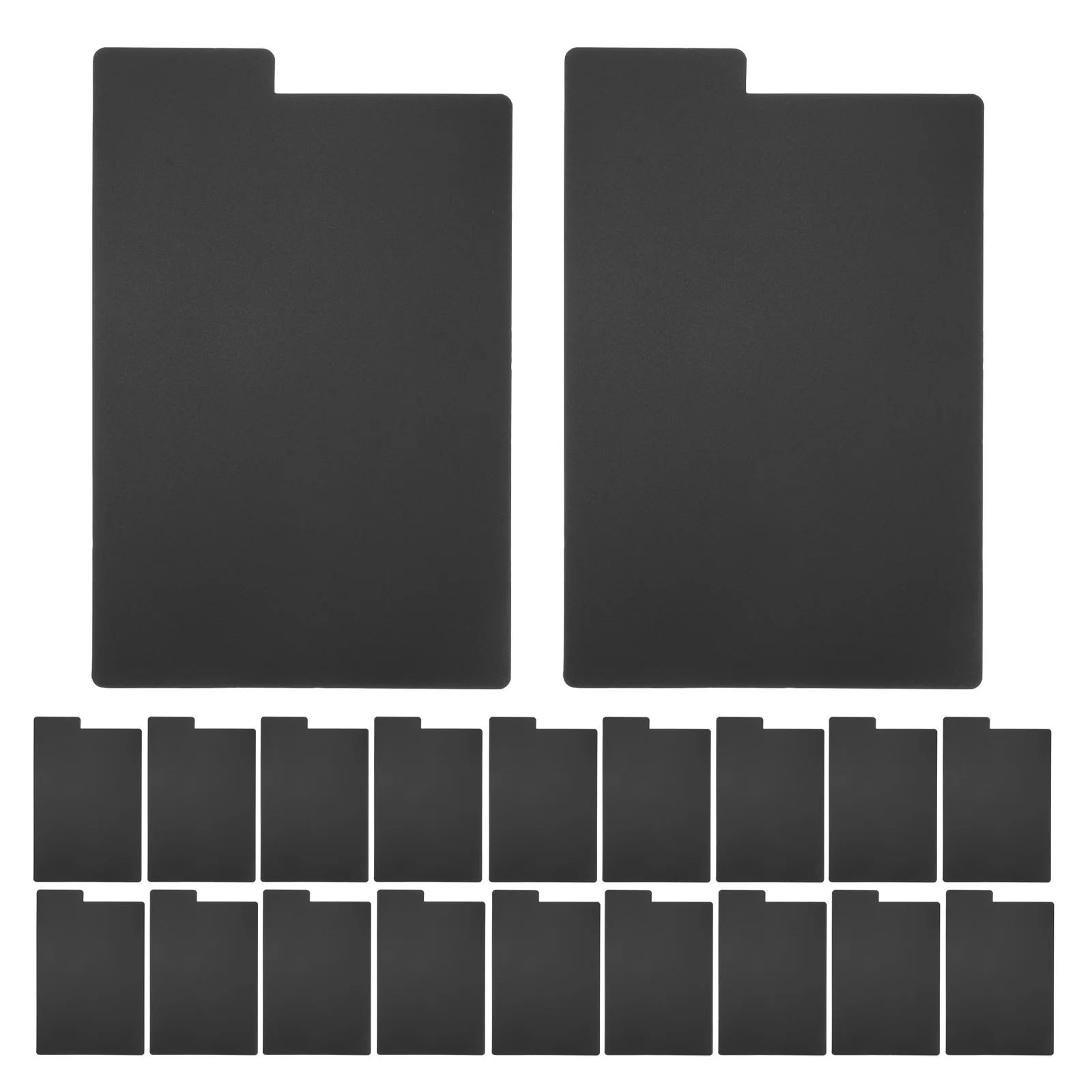 

20Pcs Vinyl Record Dividers Black Plastic Index Cards Shelf Organizers Heavy Duty Collection Storage Easy Installation