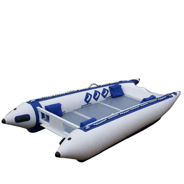 New Inflatable Catamaran Boat 410cm Inflatable Zapcat Boat Racing Speed Boat