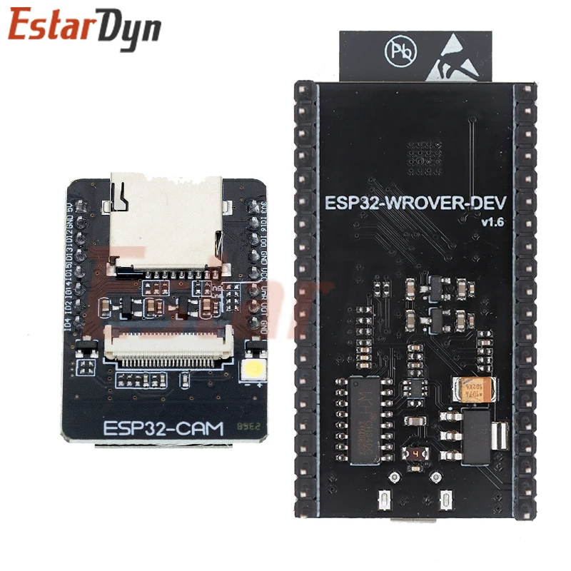 Repair Version ESP32 CAM Camera Module ESP32-WROVER Board Camera Wi-Fi Bluetooth Module for Arduino IDE C Python Code OV2640