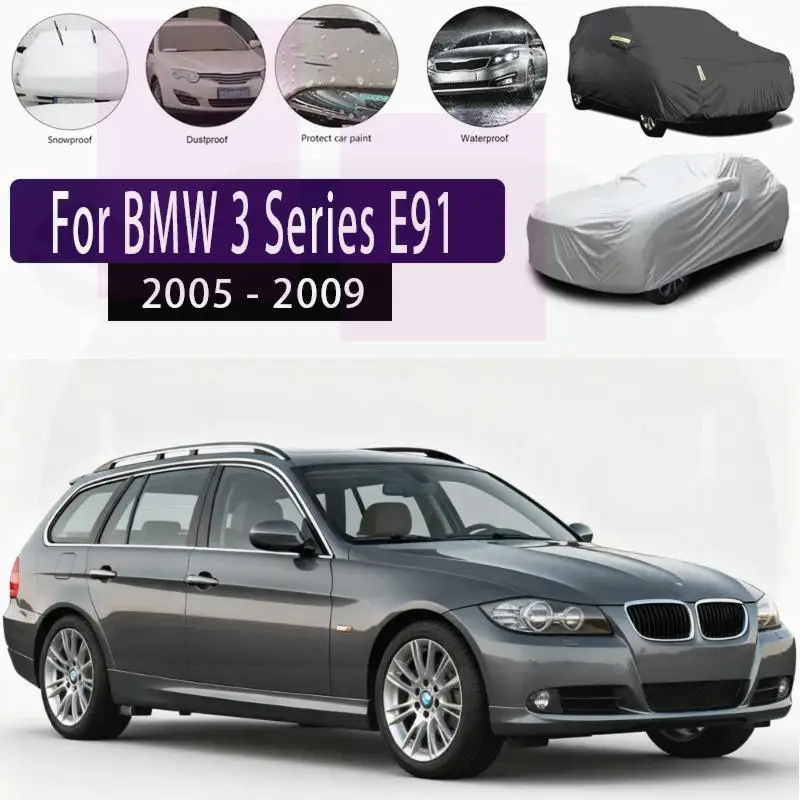 

For Outdoor Protection Waterproof Dustproof Full for BMW 3 Series E91 2005-2009 Car Covers