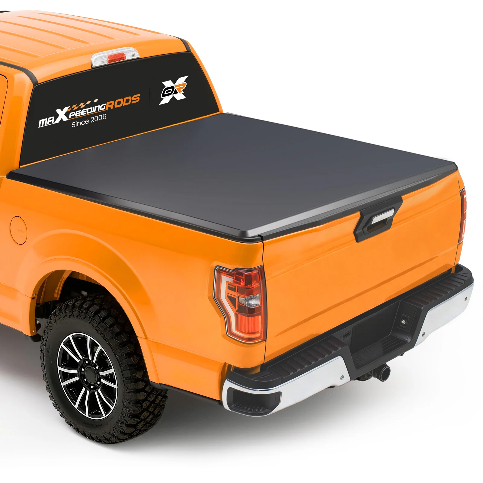 

6.5FT Soft Tonneau Cover Roll Up for Chevrolet Silverado 1500 2007-2013 W/LED