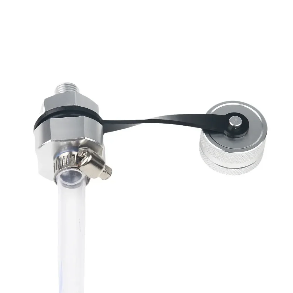 PinXin Oil drain Valve Aluminum Alloy For M14*1.5 M14*1.25 M12*1.25 M12*1.5 M12*1.75 M16*1.5 M20*1.5 with hose attachment