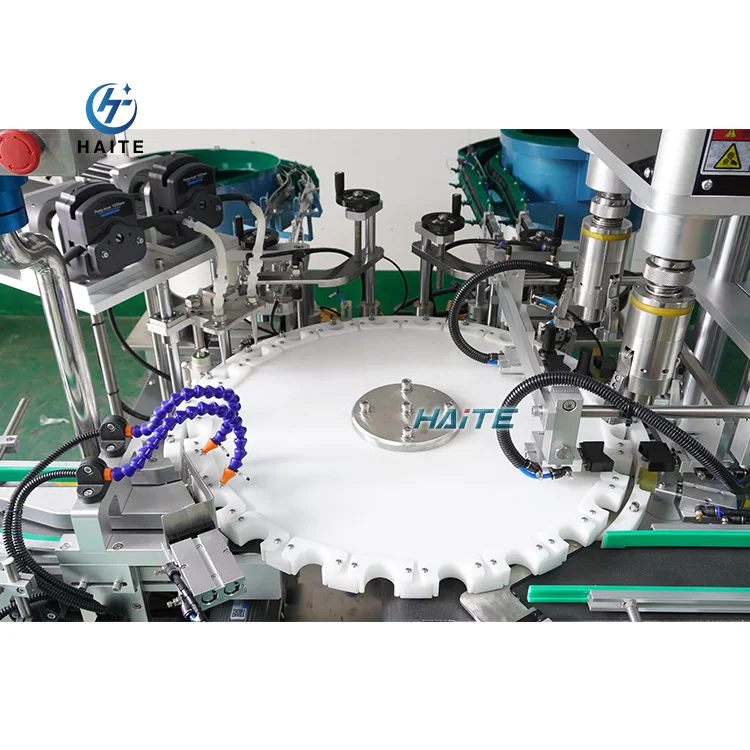 Automatic Plastic Glass Bottle Filling Capping Machine 10ml Essential Oil Production Line