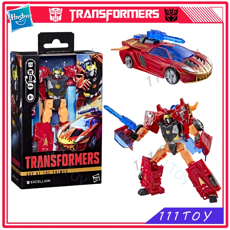 

In Stock Hasbro Transformers Classic Toys Age Of The Primes Deluxe Excellion Action Figure Robot Toy Collectibles Gifts Hobbies