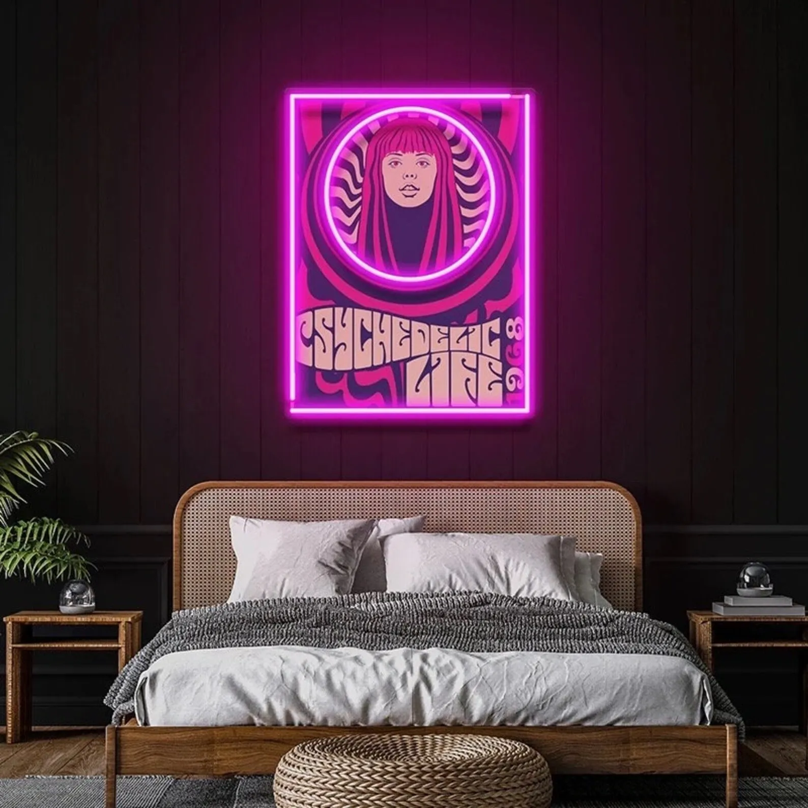 Imagem -06 - Art Wall Neon Lights para o Quarto Sinal Led Estético Sexy Girl Sala de Jogos Home Decor Presente de Aniversário