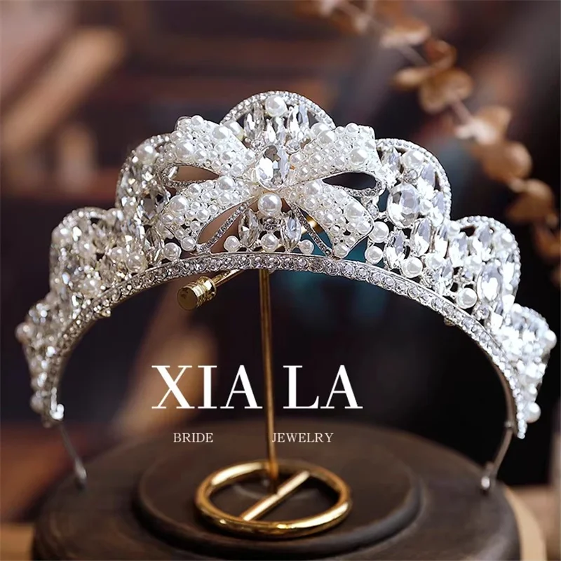 CC Crowns for Women Wedding Accessories Bridal Headbands Engagement Hairwear 100% Handmade Pageant Coronets Hairbands Gift AN016