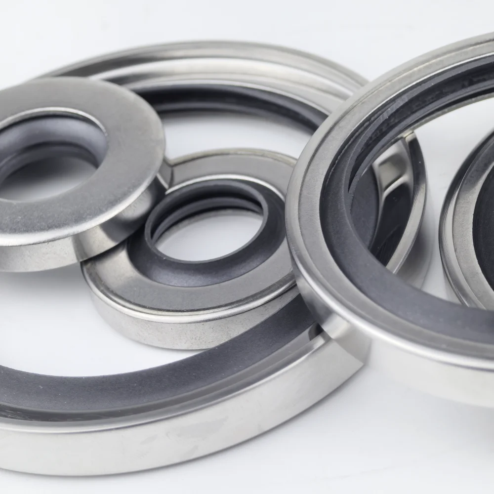 ID:45mm304stainless steel shaft oil seal PTFE 45*55/56/58/60/62/65/68/70/72/75/80*7/8/9/10/12mm air compressor screw rod