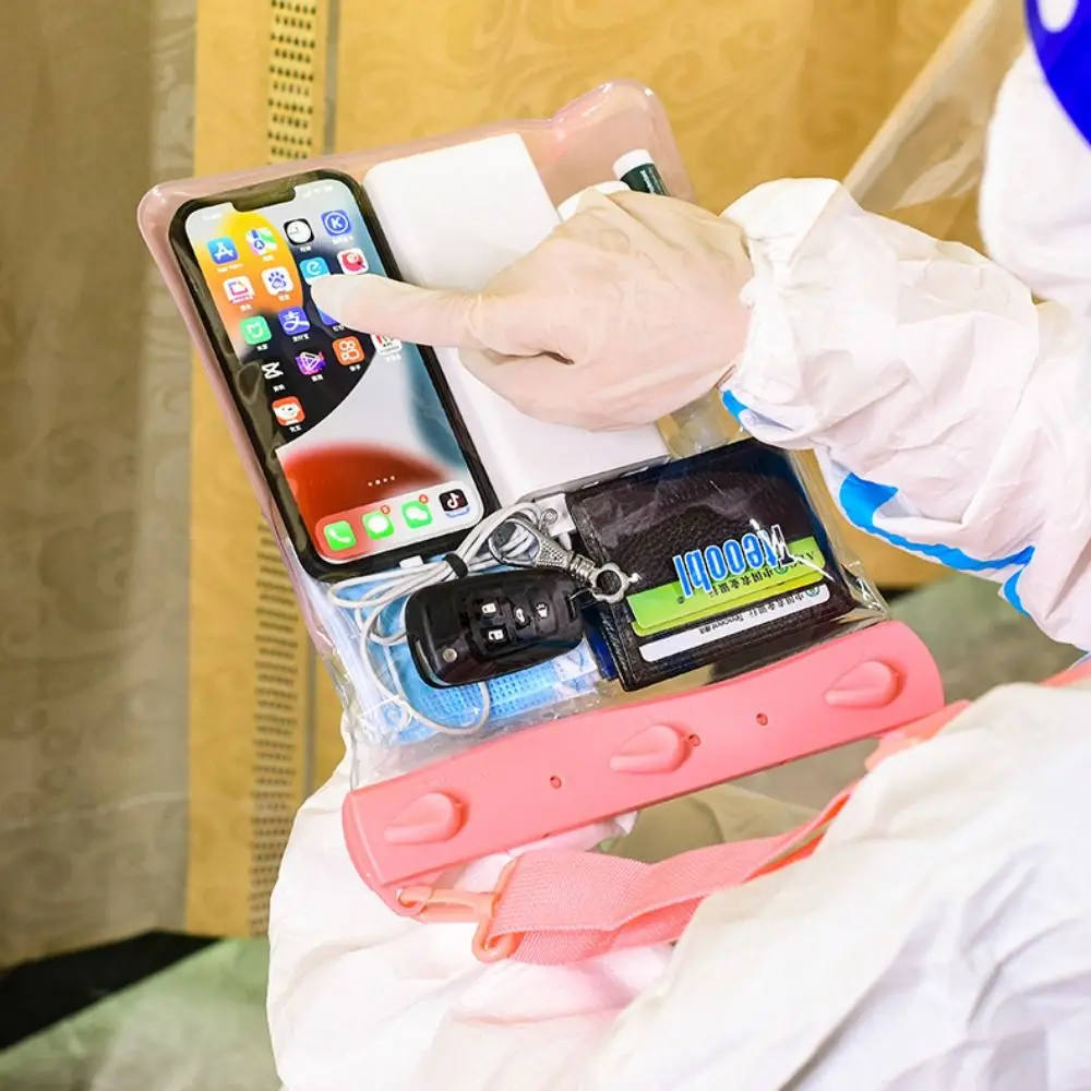 

Touchable Screen Swimming Waterproof Bag Floating PVC Mobile Phone Waterproof Bag IPX8 Waterproof Underwater