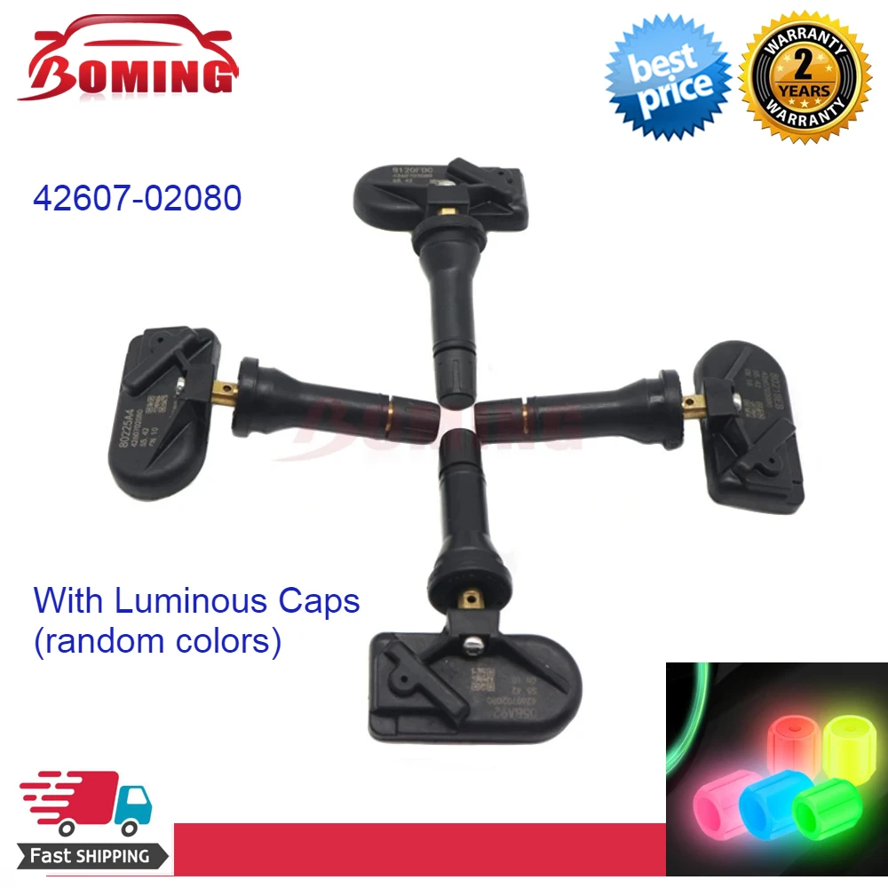 

Car Tire Pressure Monitor Sensor TPMS 42607-02080 For Toyota Corolla 2023/05- For Levin/Hybrid 2023/04- 433MHz 4260702080