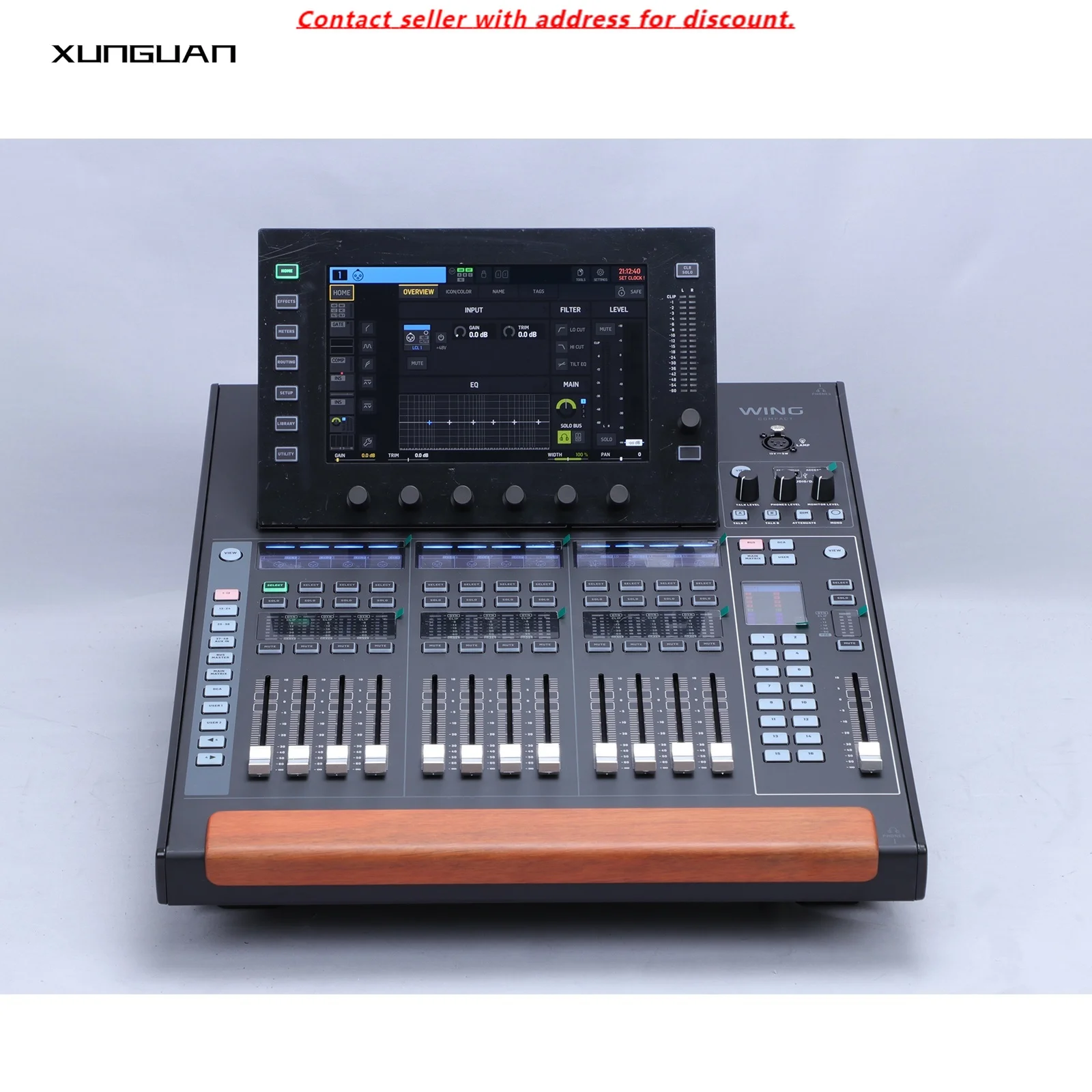 WING Compact 48-Channel 28-Bus Full Stereo Digital Mixing Console Mixer 24-PRO Preamps 8-PRO Outputs 13-Fader Control Surface