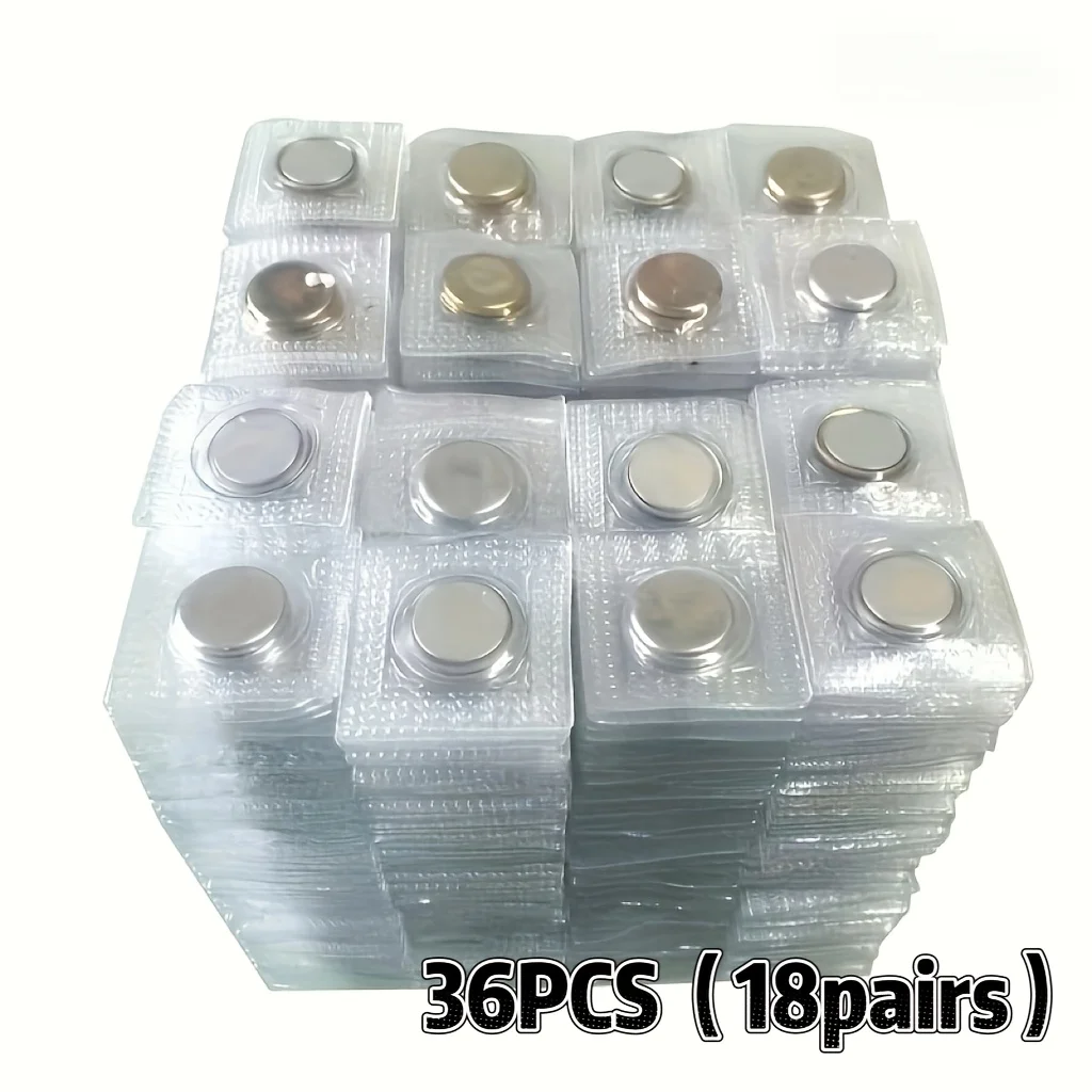 18Pcs Magnetic Sewing Clips Invisible Metal Strong Magnet Fastener Clips for Clothing Bag DIY Craft Fabric Sewing Accessories