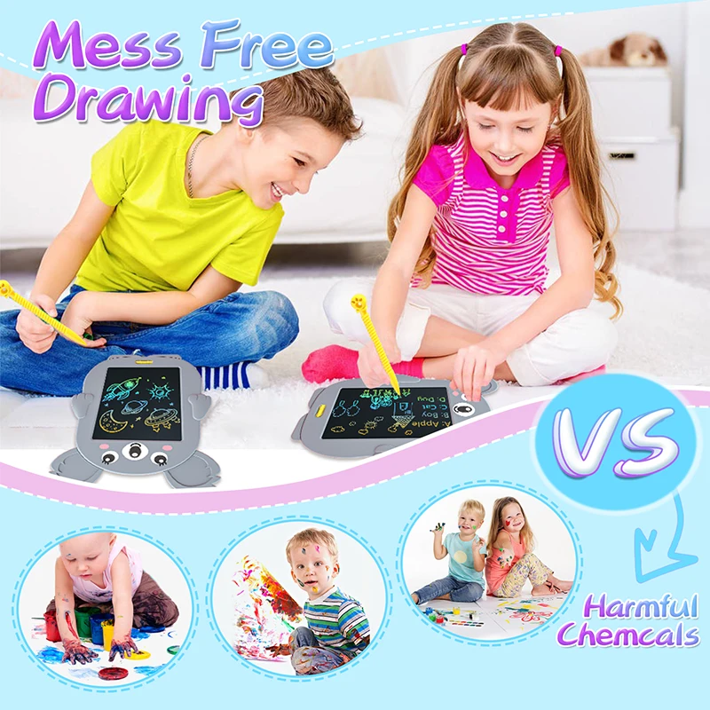 Cartoon LCD handwriting board cute animal shaped children's puzzle teaching toy