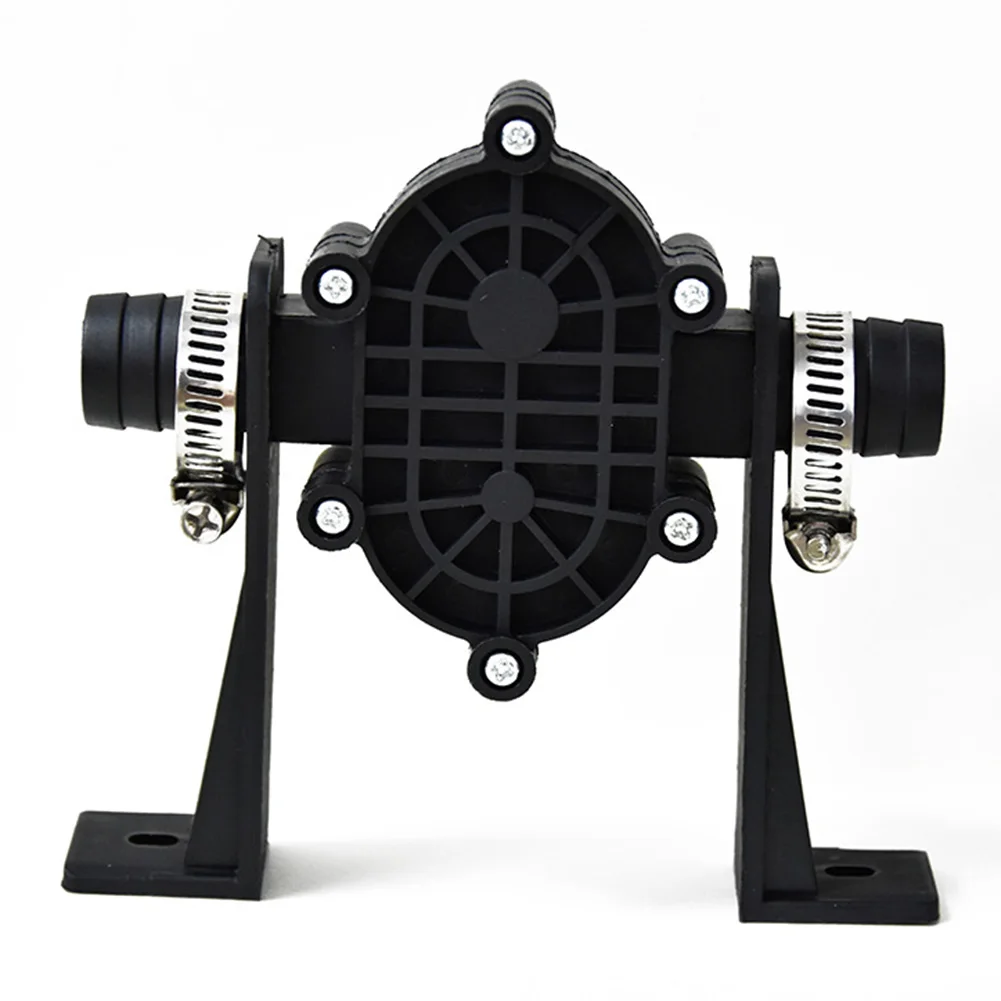 Water Oil Transfer Self-Priming Pump Reliable Fluid Transfer Barbed Fittings V-Groove Design Compact Lightweight Design