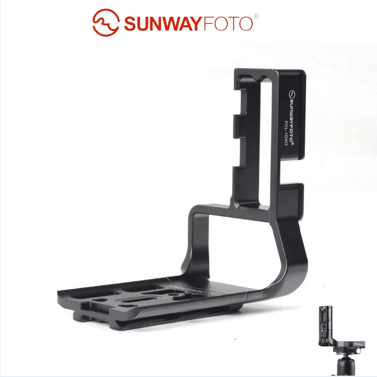 

SUNWAYFOTO L-bracket Tripod Head Quick Release Plate for Canon 1DX 1DXII Camera L-bracket Specific Quick Release Pla-PCL-1DXII