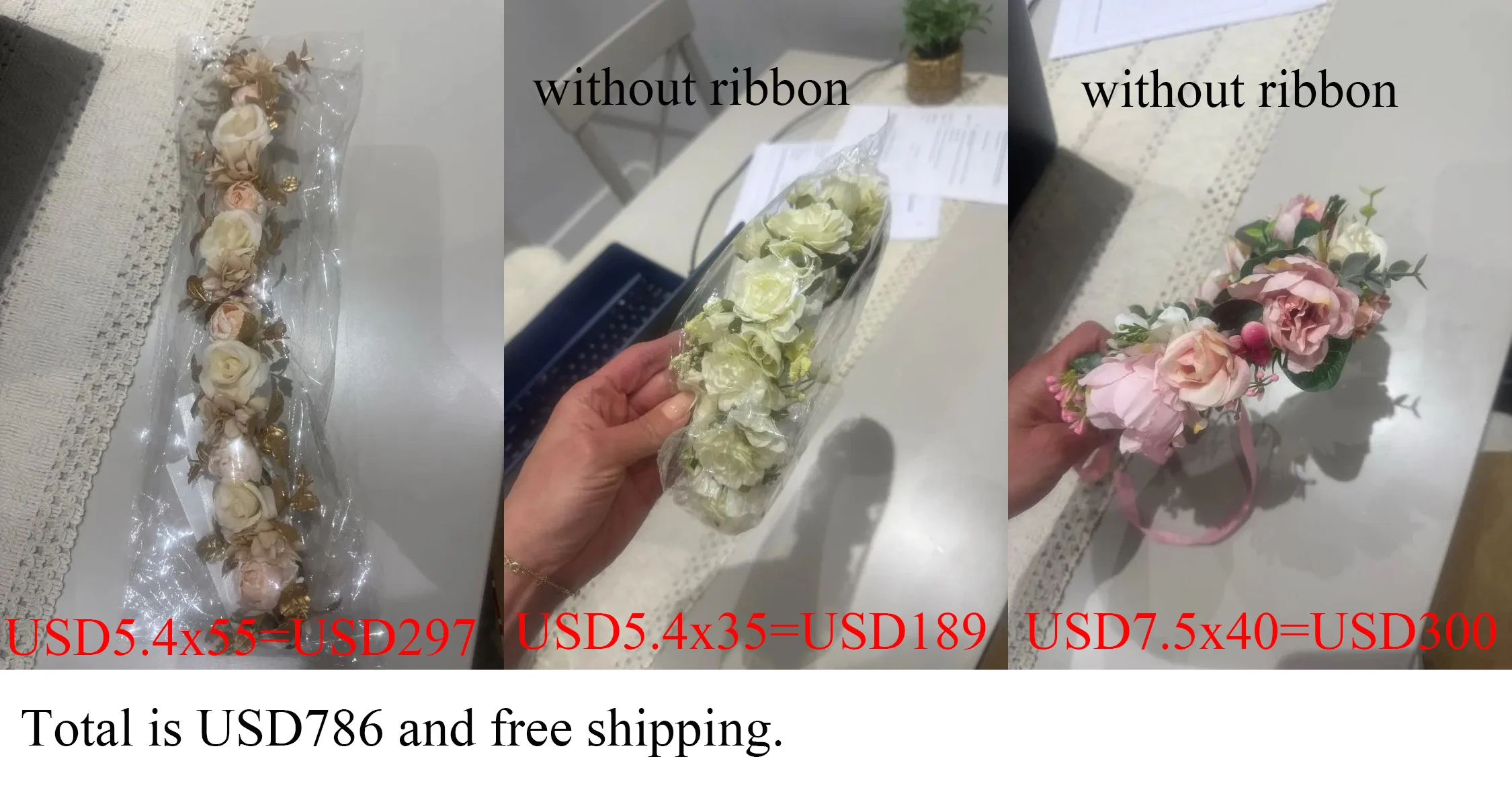 

Индивидуальный заказ для цветочной короны