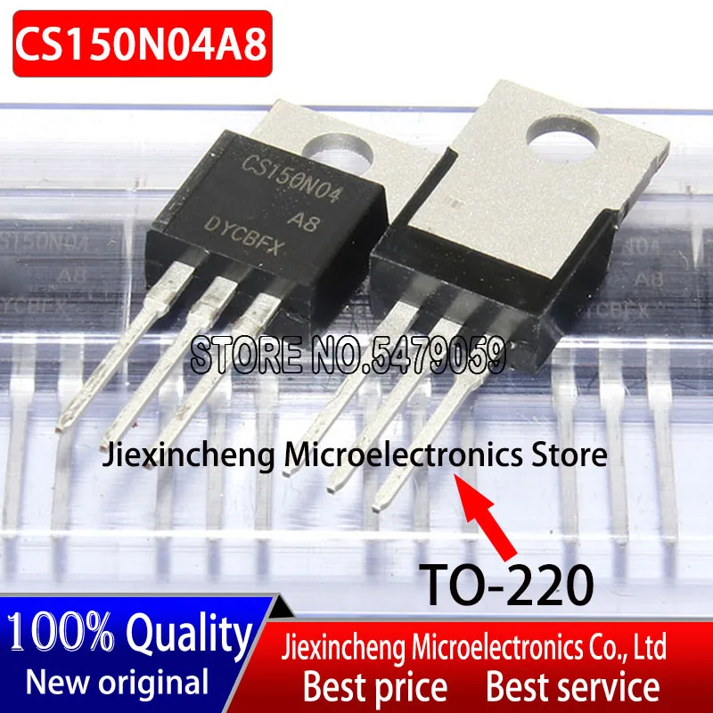 10pç cscs150n04a8 cs150n04 to220 mosfet 40v 130a
